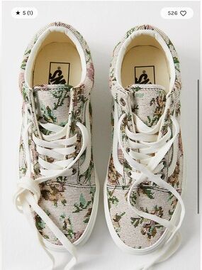 Vans x Free People Floral Old Skool Sneakers Women’s Size 7.5
